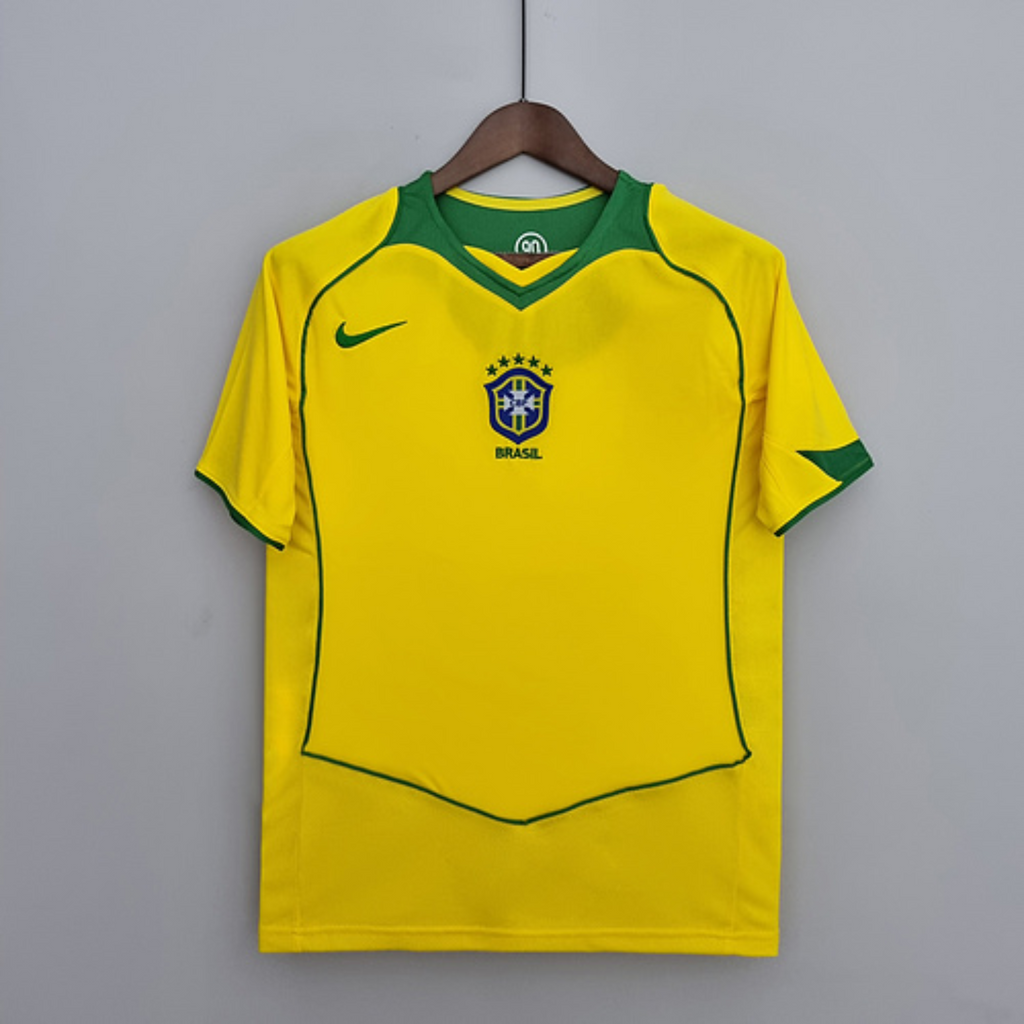 Retro Brazil Home Shirt 2004