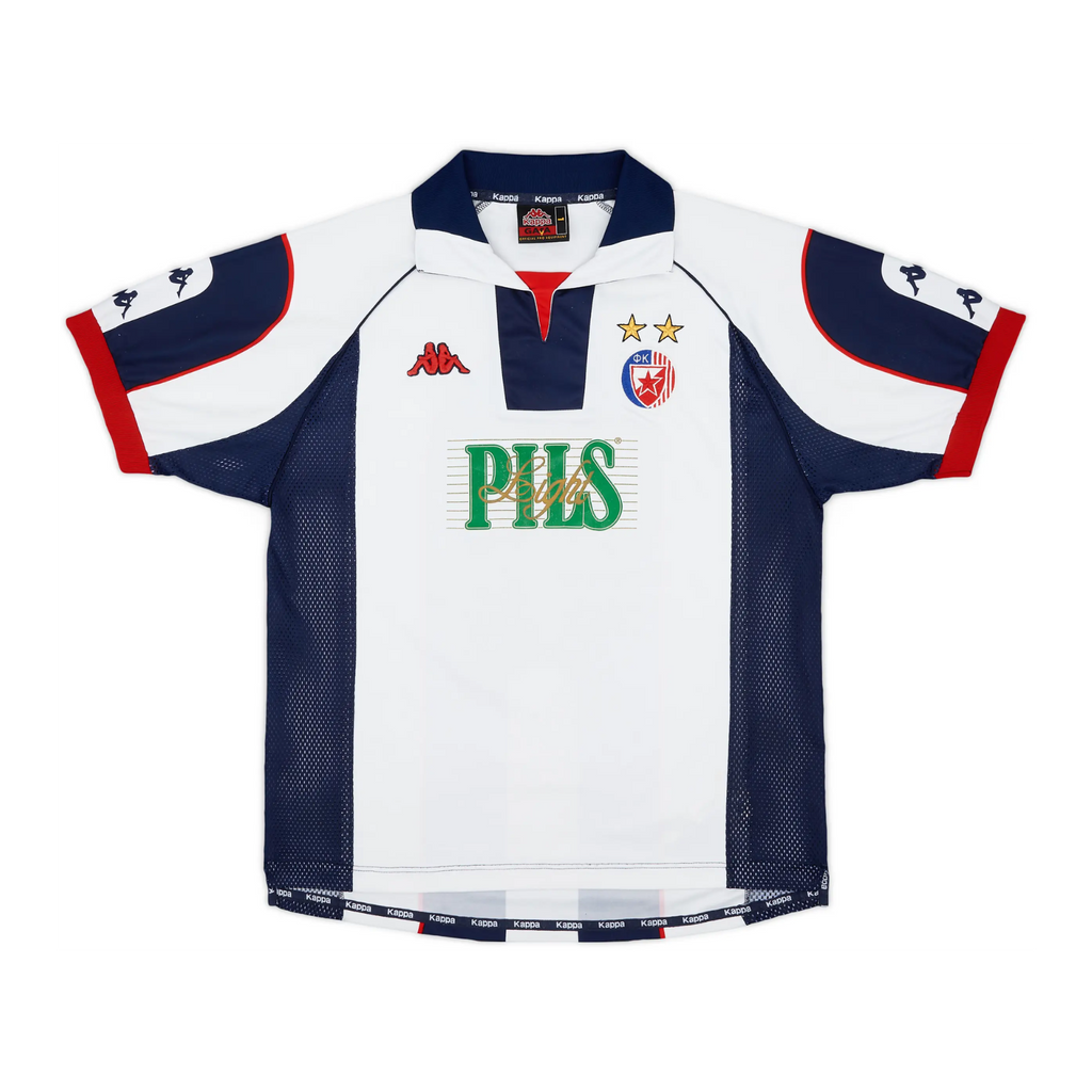Retro Red Star Belgrade Away Shirt 1999/01