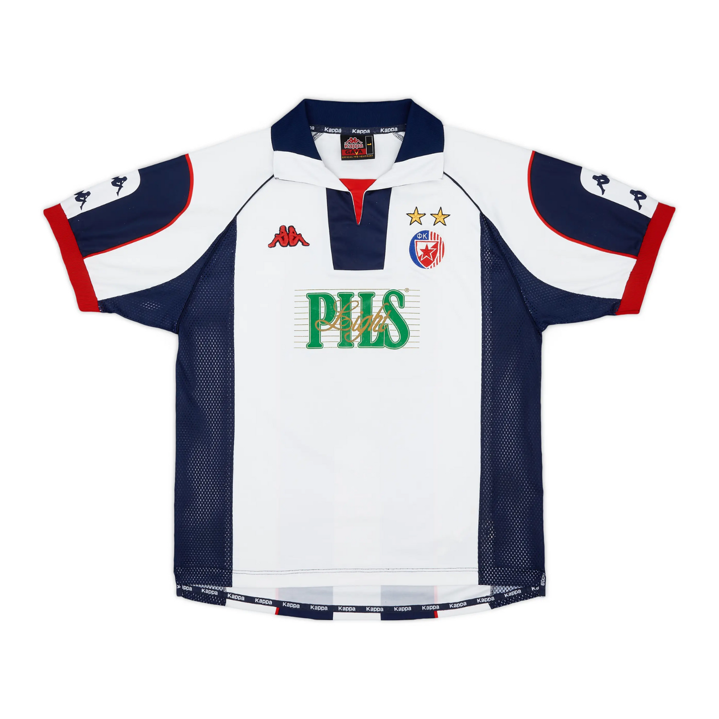 Retro Red Star Belgrade Away Shirt 1999/01