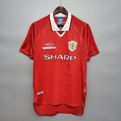 Retro Manchester United Home Shirt 1999/00