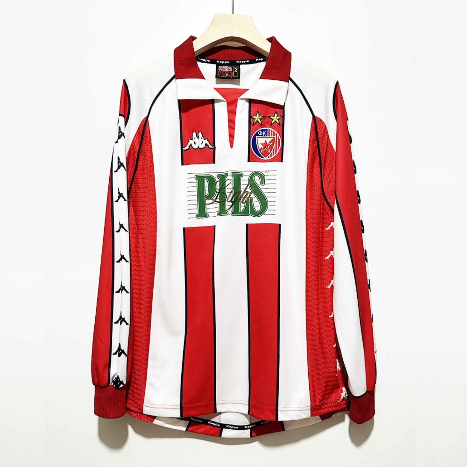 Retro Red Star Belgrade Home Shirt 1999/01