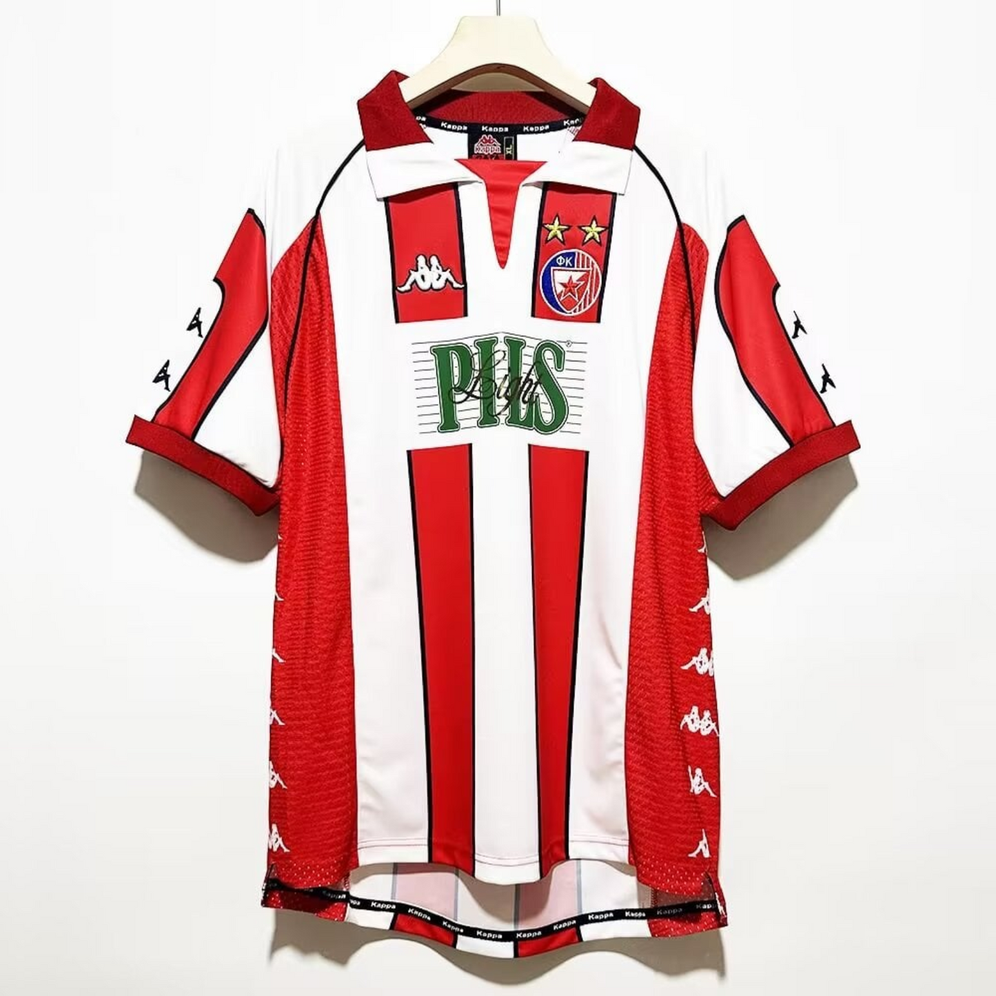 Retro Red Star Belgrade Home Shirt 1999/01