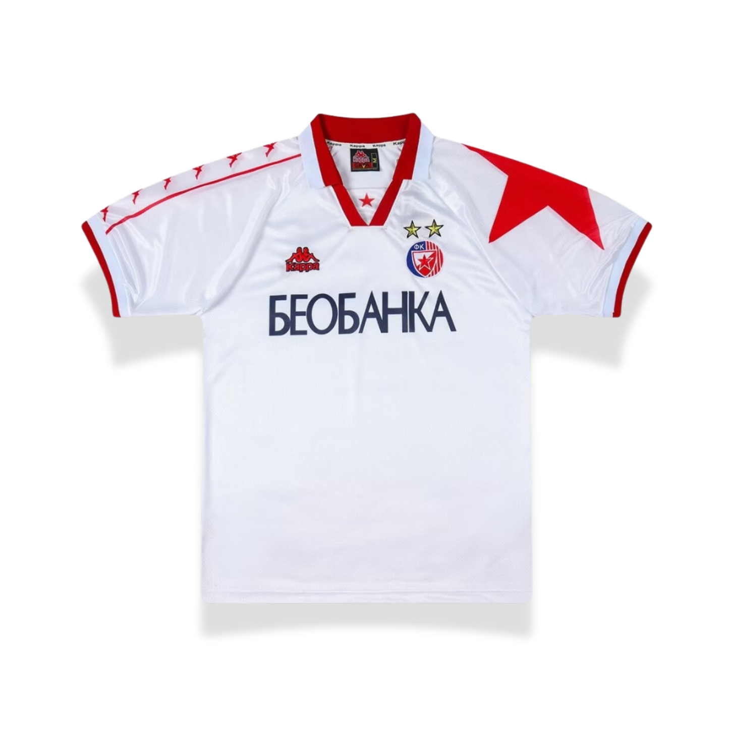 Retro Red Star Belgrade Away Shirt 1995/97