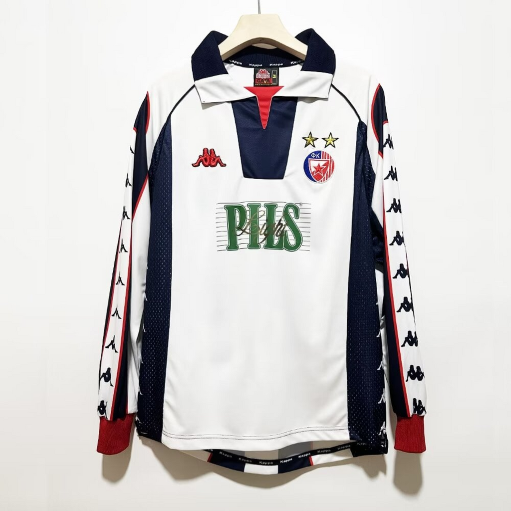 Retro Red Star Belgrade Away Shirt 1999/01