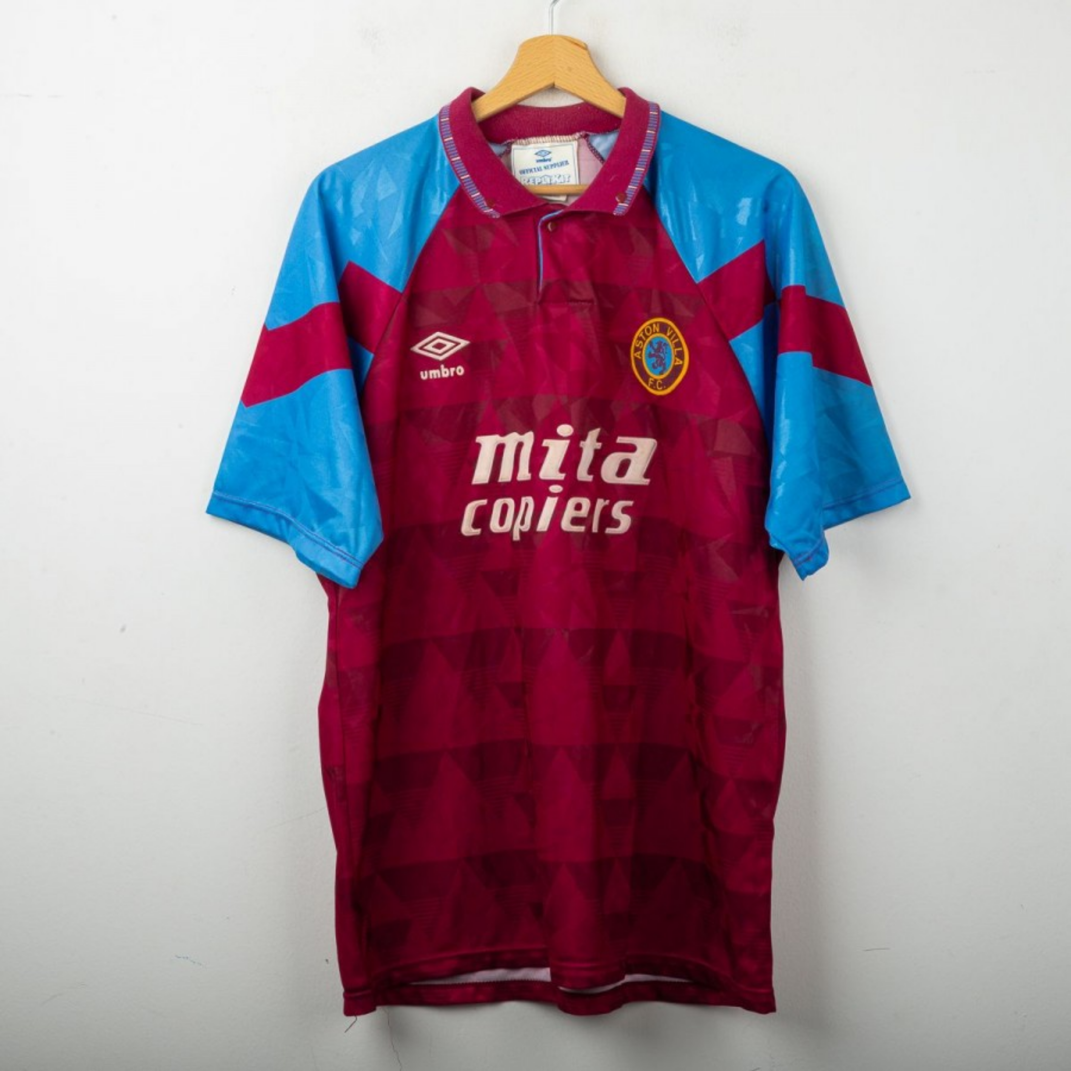 Retro Aston Villa Home Shirt 1990/91