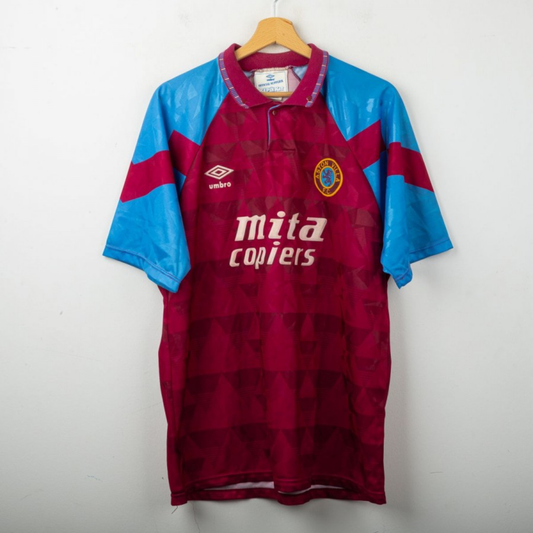 Retro Aston Villa Home Shirt 1990/91
